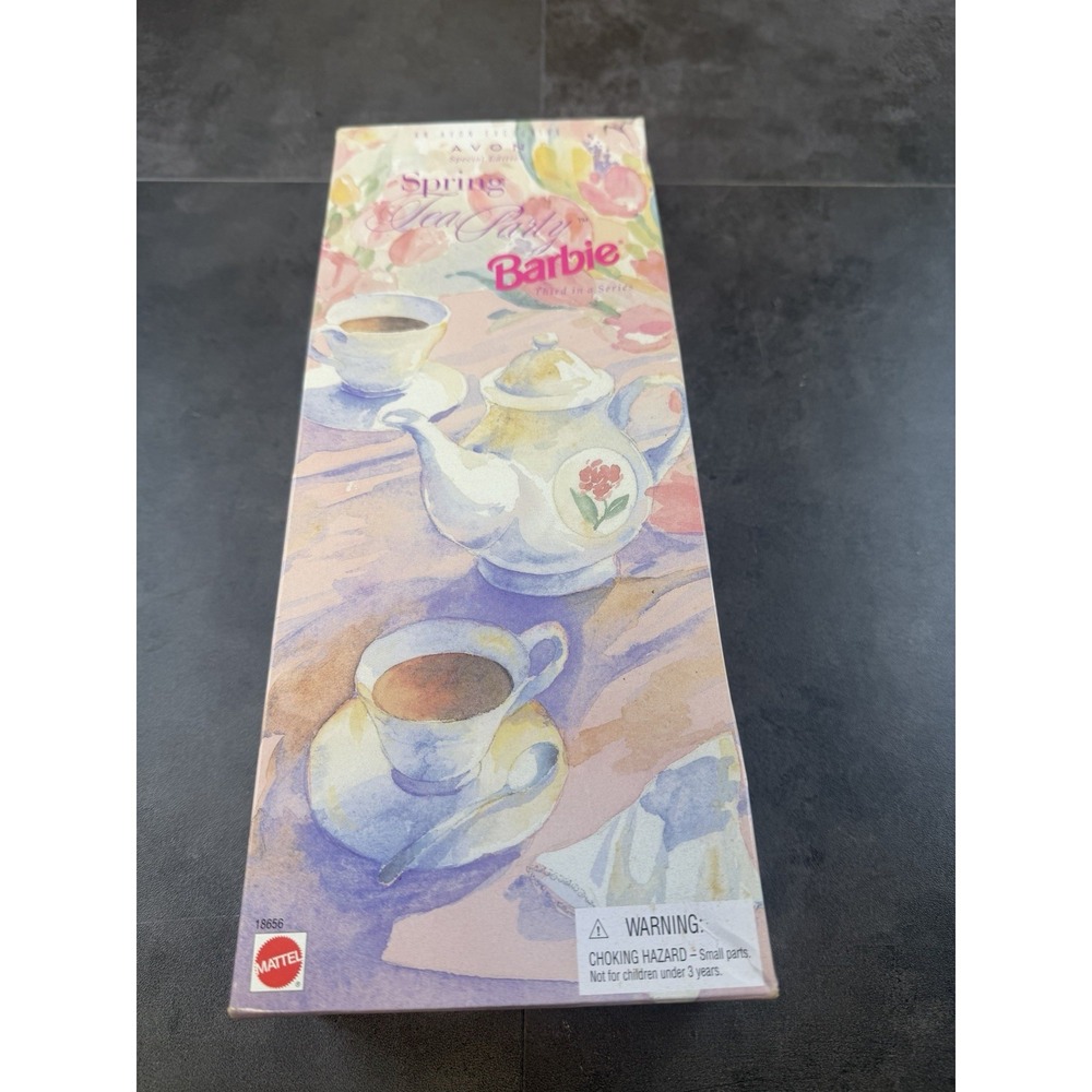 VTG 1997 Barbie Spring Tea Party New in Box
